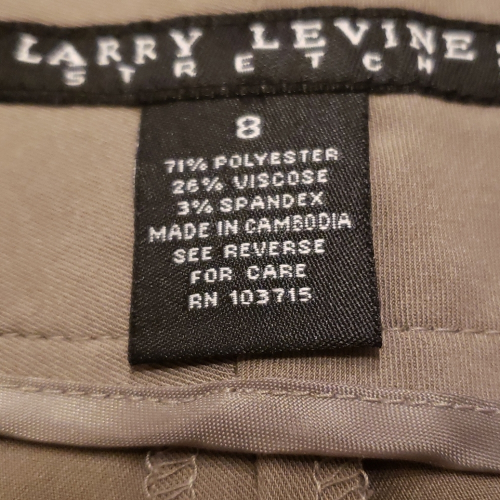 NWT LARRY LEVINE CITY SHORTS - Picture 6 of 9